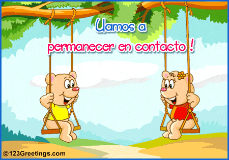 ? Vamos a mantener contacto !