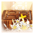&iexcl; Le Deseo Feliz Pascua ! Extienda la mano a sus conocidos en Pascua con esta etarjeta elegante .