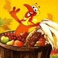 &iexcl; Feliz D&iacute;a De Acci&oacute;n De Gracias! Una etarjeta cordial para sus amigos/seres queridos y familia.